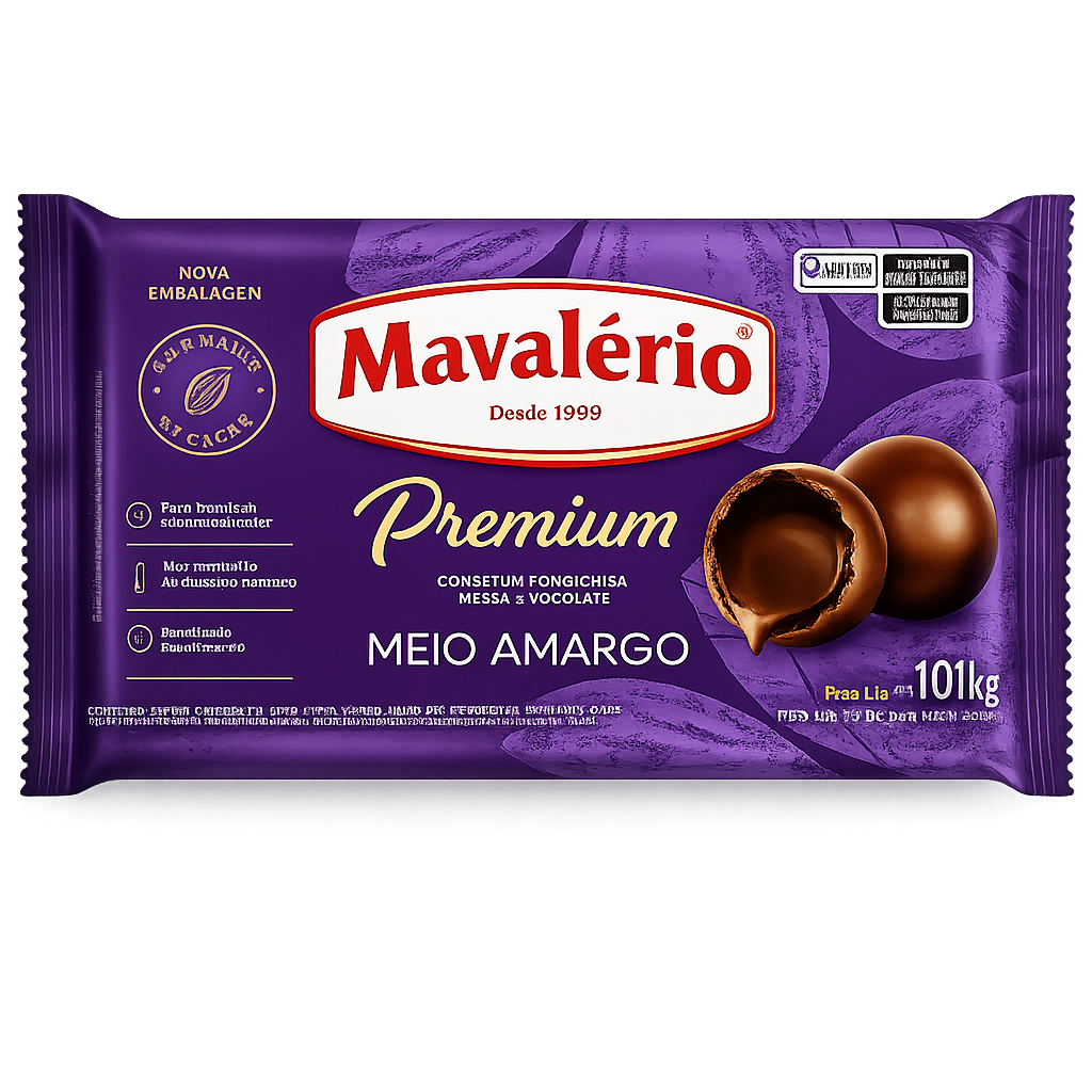 Cobertura Premium Barra Meio Amargo