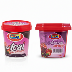 Pote Açaí Creme Morango