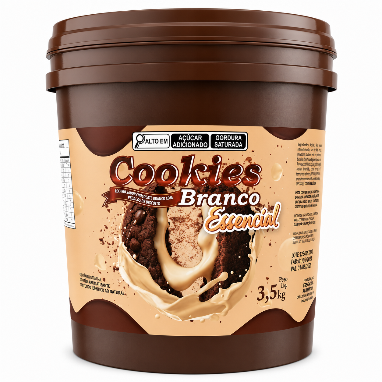Creme Cookies Branco Essencial