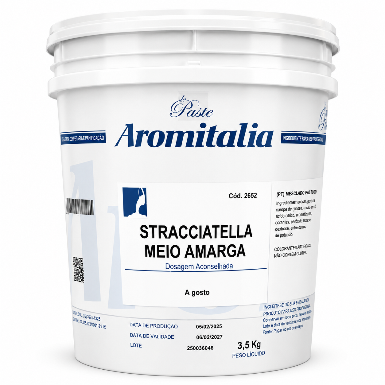 Stracciatella Meio Amarga