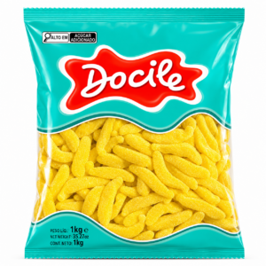 Goma docile Gelatines Banana