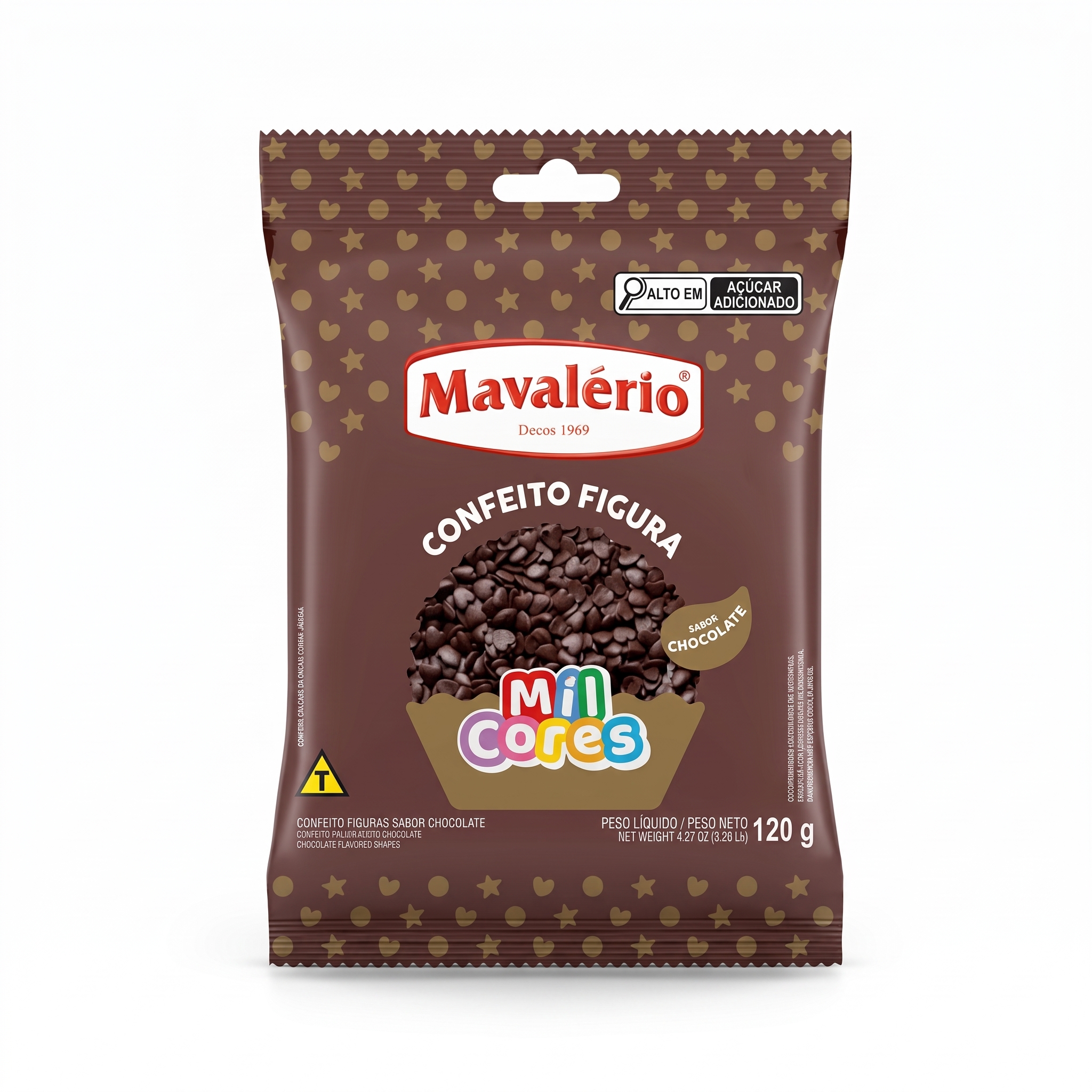 Figura coração Chocolate