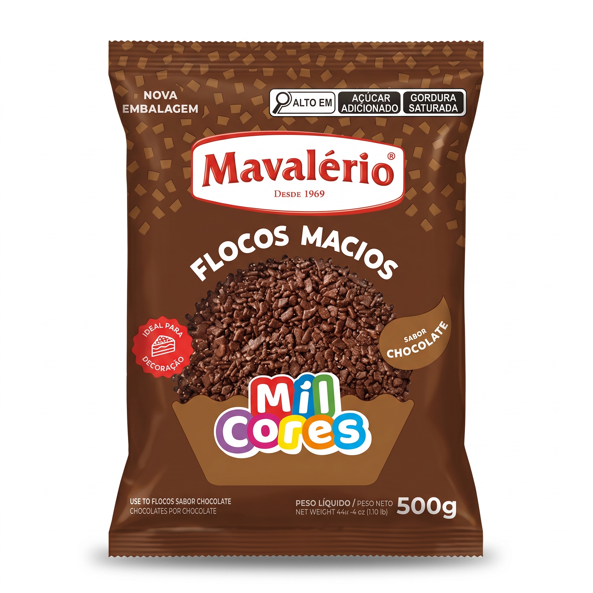 Flocos macio Chocolate